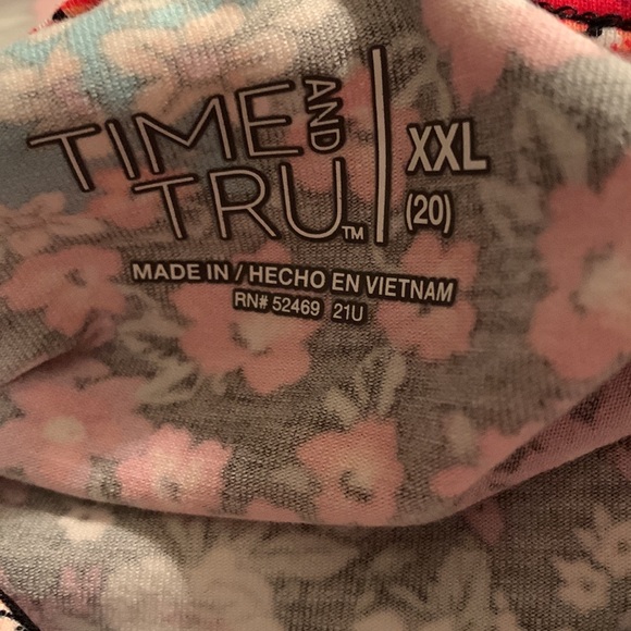 NWT Time and Tru beautiful multi color dress with pockets XXL(20) or XXXL(22) - Picture 14 of 14